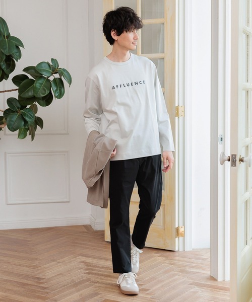 み。ページ GLOBAL WORK tシャツ リッチクリーンTEE/プリント/長袖/116237