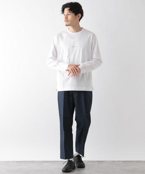 GLOBAL WORK tシャツ リッチクリーンTEE/プリント/長袖/116237