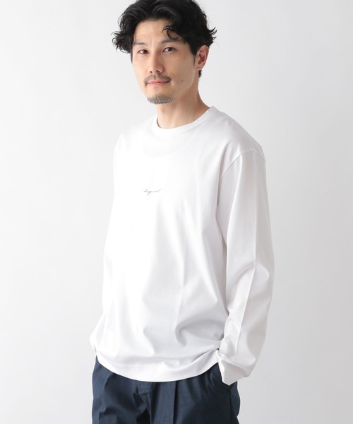 GLOBAL WORK tシャツ リッチクリーンTEE/プリント/長袖/116237