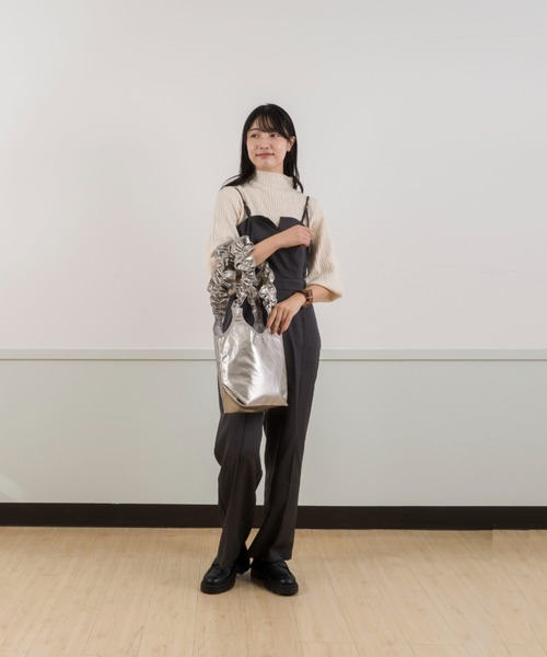 HELOYSE トートバッグ 「HELOYSE/エロイーズ」ギャザーフリル