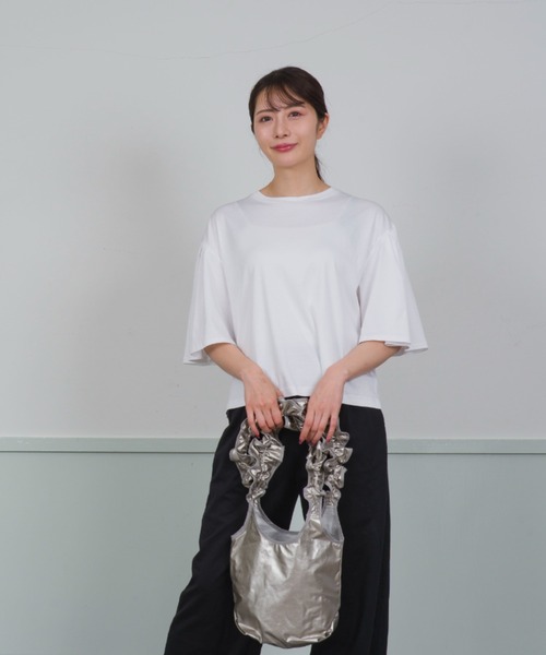 HELOYSE トートバッグ 「HELOYSE/エロイーズ」ギャザーフリル