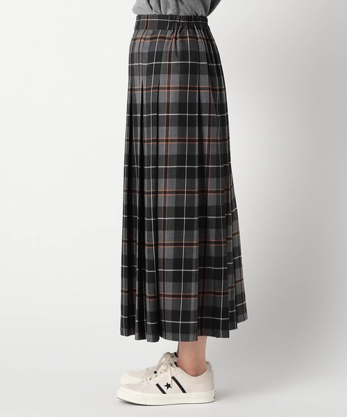 Grand PARK（グランドパーク） スカート チェック柄 タックロング