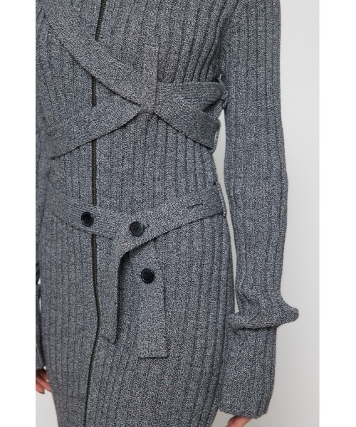 LAGUA GEM TAILOR PLEATS ワンピース グレー LAGUA GEM TAILOR PLEATS ワンピース グレー