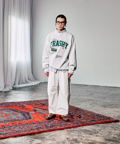 RAGEBLUE（レイジブルー） tシャツ アソートワッペン刺繍/カレッジ