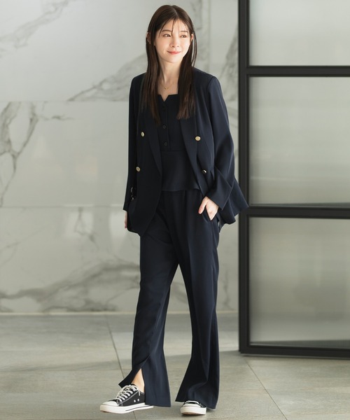 スーツ 「2025新作」「洗える/セットアップ対応/オフィスカジュアル