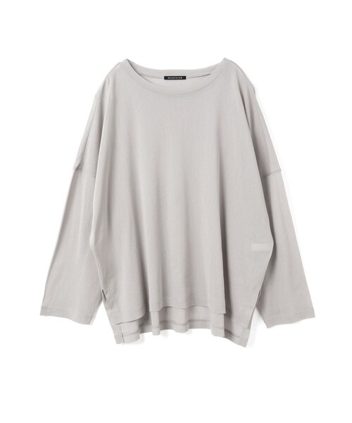 tシャツ mizuiro ind メッシュロングスリーブワイドT レディース