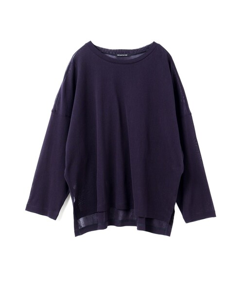 mizuiro ind メッシュロングスリーブワイドT mizuiroind tシャツ mizuiro ind メッシュロングスリーブワイドT