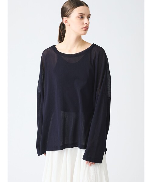 mizuiroind tシャツ mizuiro ind メッシュロングスリーブワイドT