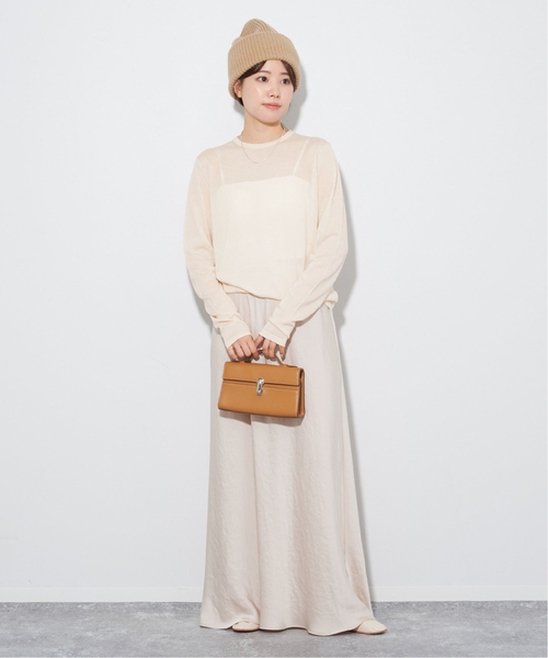 「Plage」 長袖ニット FREE ベージュ レディース plage 「Plage」 長袖ニット FREE ベージュ レディース
