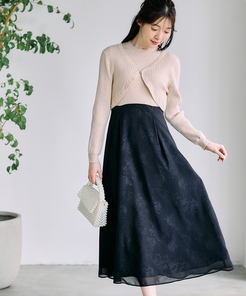 12Twelve Agenda（トゥエルブ アジェンダ） ワンピース 花柄ドッキング