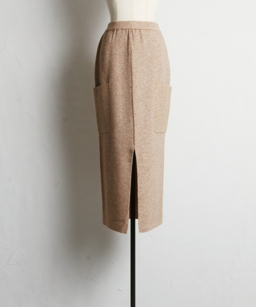 「&. NOSTALGIA」 ニットスカート FREE ブラック レディース_画像4