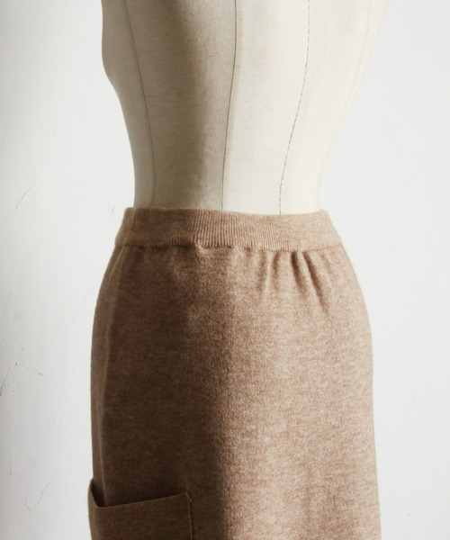 「&. NOSTALGIA」 ニットスカート FREE ブラック レディース_画像7