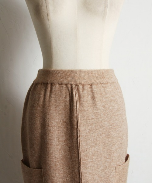 「&. NOSTALGIA」 ニットスカート FREE ブラック レディース_画像8