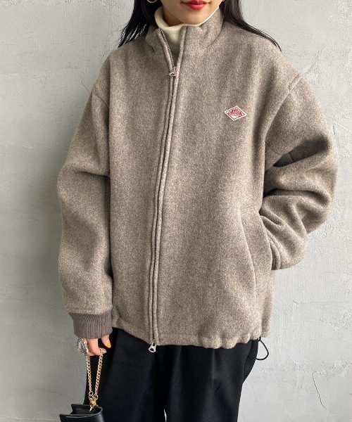 Danton（ダントン） ブルゾン 38 ベージュ レディース : ZOZOTOWN