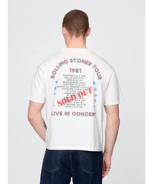 ザ・ローリング・ストーンズ GAP Tシャツ 新品タグ付きXL GAP tシャツ ○ザ・ローリング・ストーンズ リラックス