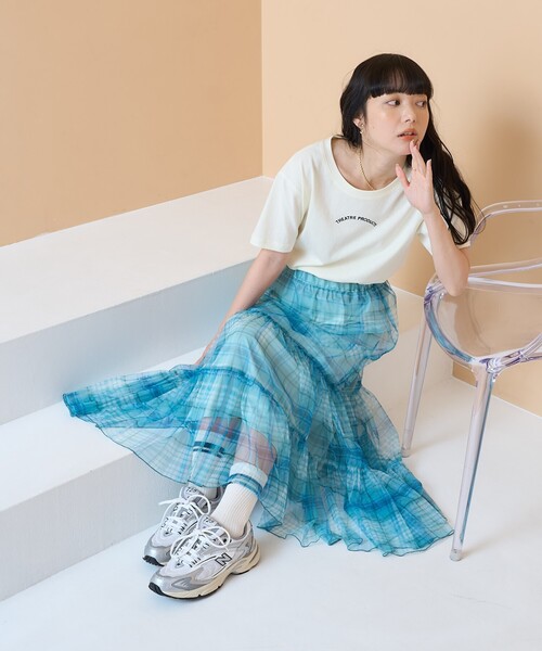 FREAK'S STORE スカート 2WAY チェックシアースカート/チェック