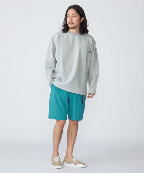 GRAMICCI グレー ショートパンツ M GRAMICCI 「Gramicci」 ショートパンツ MEDIUM ライトグレー