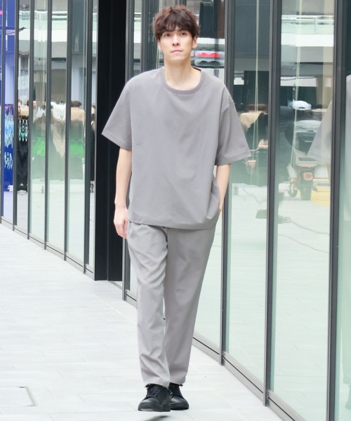 LAKOLE（ラコレ） tシャツ 「セットアップ可」DRYワッシャーワキポケ