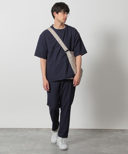 LAKOLE（ラコレ） tシャツ 「セットアップ可」DRYワッシャーワキポケ