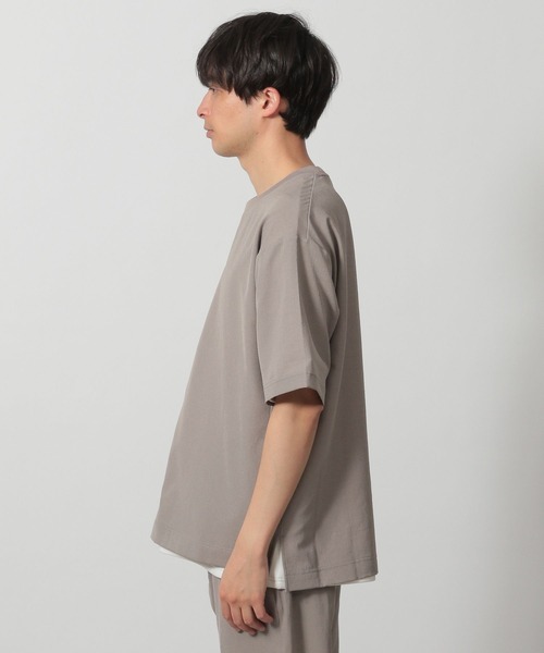 LAKOLE（ラコレ） tシャツ 「セットアップ可」DRYワッシャーワキポケ