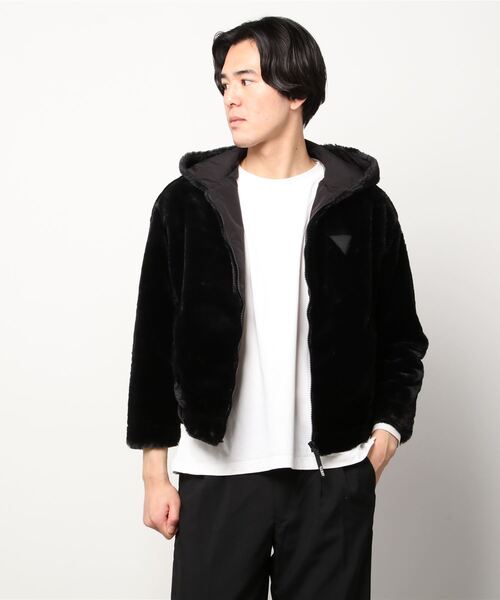 「Guess」 ジップアップブルゾン X-LARGE アイボリー メンズ_画像3