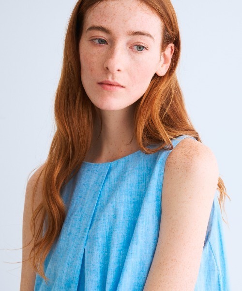 three dots ワンピース コットンリネン ドレス : ZOZOTOWN Yahoo