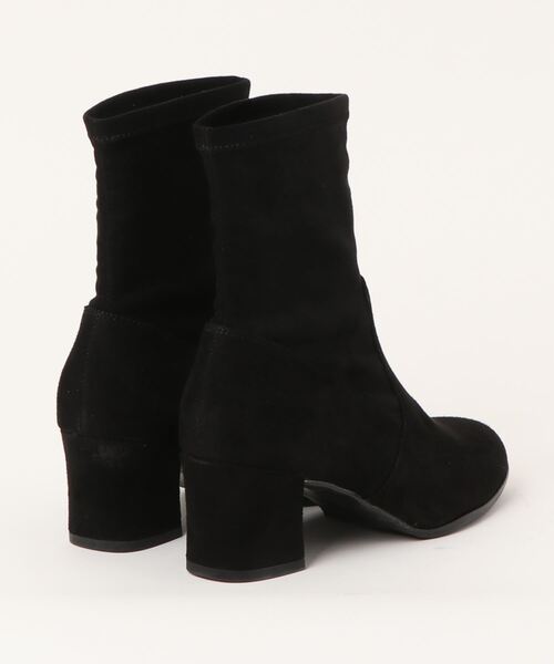 「PARADIS COULEUR」 ショートブーツ 24 ブラック レディース_画像2