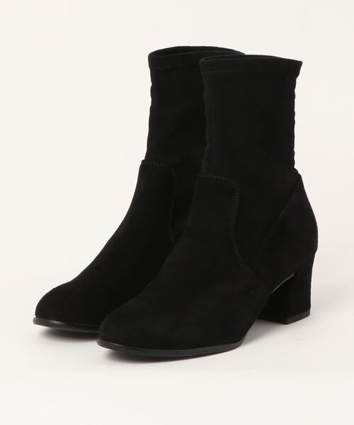 「PARADIS COULEUR」 ショートブーツ 24 ブラック レディース_画像4