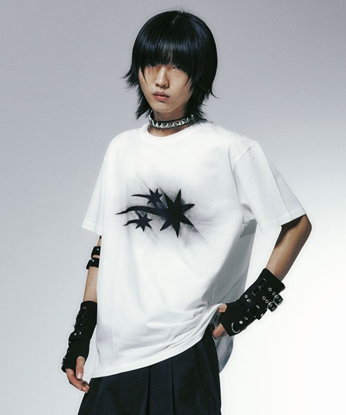 Tシャツ・カットソー [NICEGHOSTCLUB]GIRL BLOWING SYMBOL BIG BIG TEE_BEIGE(NG2FM girl blowing symbol big big tee[beige] - niceghostclub