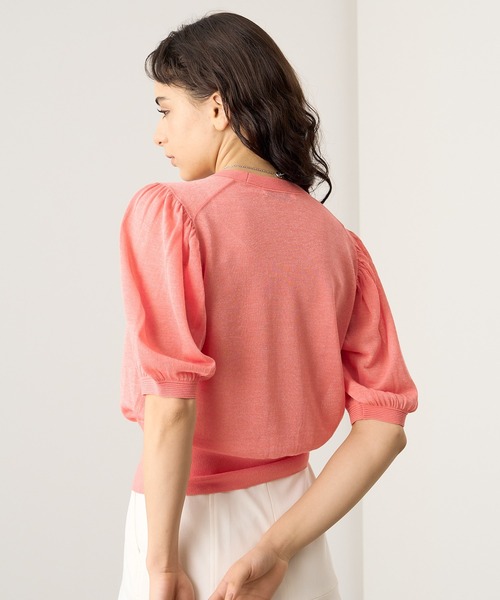 半袖ニット　グリーン　ビジュー付 ANAYI ANAYI 「ANAYI」 半袖ニット 38 グリーン レディース : ZOZOTOWN