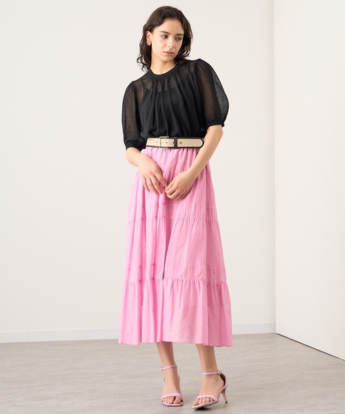 ANAYI 「ANAYI」 半袖ニット 38 グリーン レディース : ZOZOTOWN