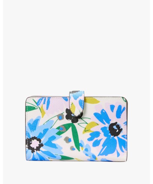 【国内発送】マディソン フローラルパーフォレーテッド折財布BOX kate spade new york｜マディソン フェスティバル フローラル
