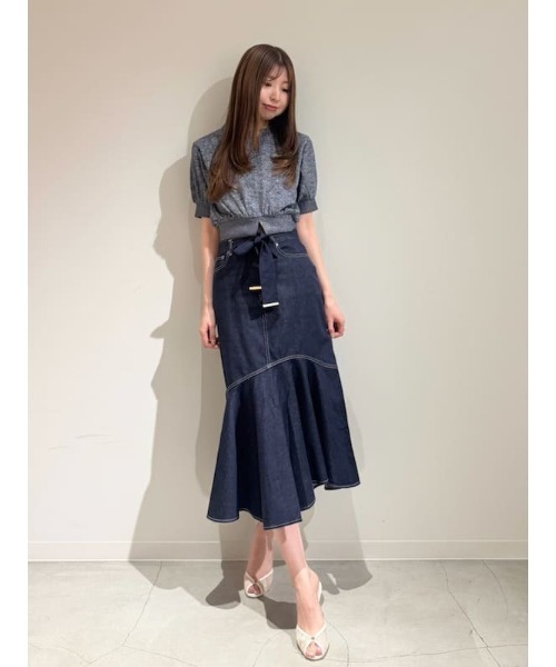 ❣️スナイデル　デニムスカート SNIDEL デニムスカート デニムマーメイドスカート : ZOZOTOWN
