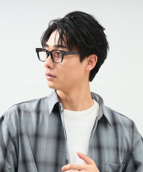 Zoff（ゾフ） 伊達メガネ メガネ 眼鏡 ウェリントン型 メガネ｜太縁