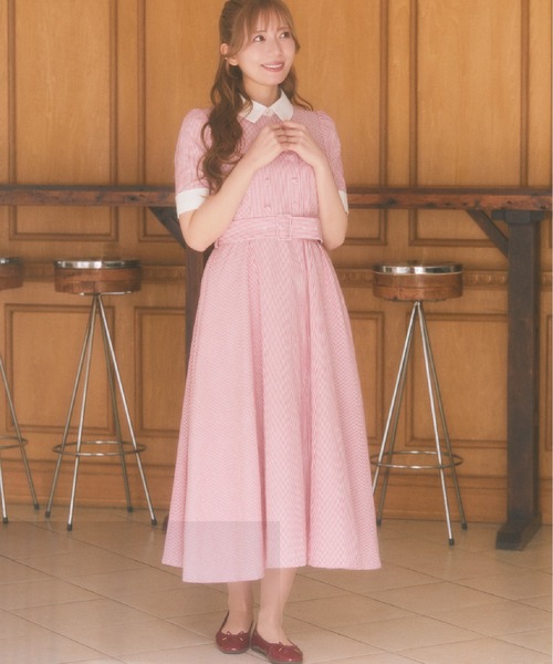 Areeam ワンピース クレリックストライプワンピース : ZOZOTOWN Yahoo