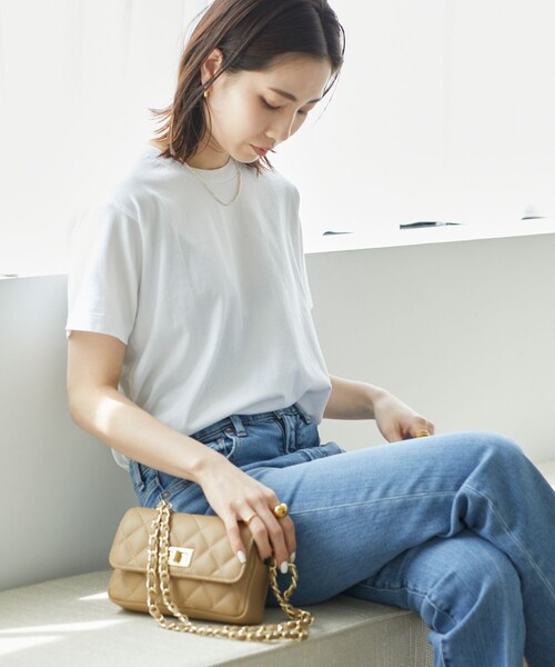 FRAMeWORK AULENTTI ショルダーバッグ ベージュ AULENTTI/オウレンティ】インナーバッグ付きショルダーBAG