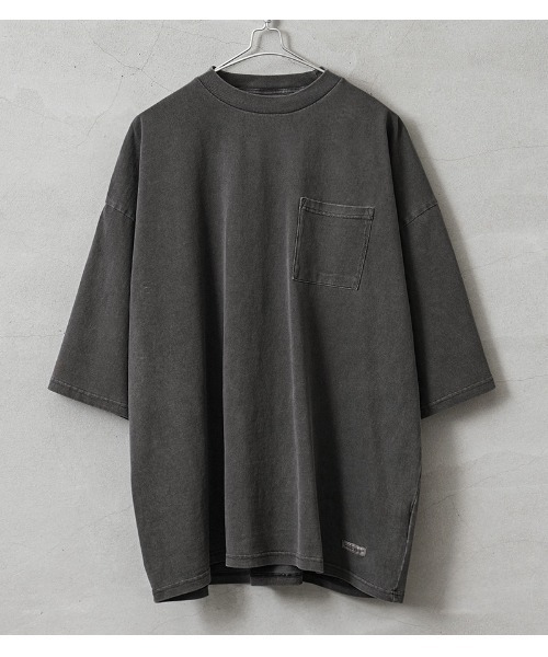 完売品✨コードヤーンウェイビープライムオーバークルーネックTシャツ UNIT（NIXON） tシャツ 「UNIIT/ユニット」別注 髭おじさん