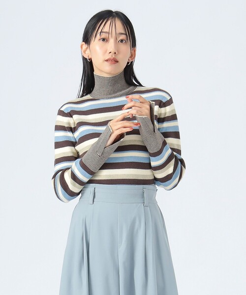 BEAMS HEART（ビームス ハート） ニット セーター マルチ ボーダー