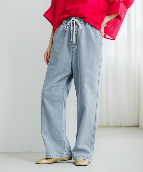 14点おまとめ＋起毛ロゴデニム⭐︎専用 ブリーチ加工デニムパンツ[nh180] | レディースファッション通販の