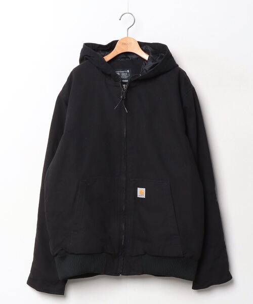 最終価格‼️ダック地　フード　ブルゾン　Ｌ　黒 Carhartt（カーハート） ブルゾン L ブラック メンズ : ZOZOTOWN Yahoo