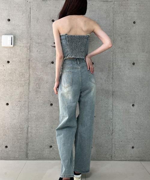 d.i.a デニム　セットアップ デニムセットアップ | yunora