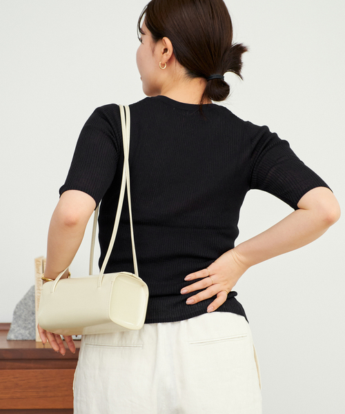 plage ニット セーター 「追加」whisper rib sheer プルオーバー