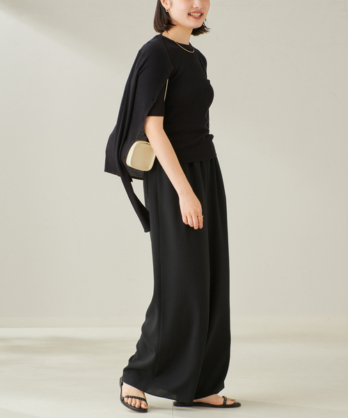 ニット セーター 「追加」whisper rib sheer プルオーバー レディース plage ニット セーター 「追加」whisper rib sheer プルオーバー