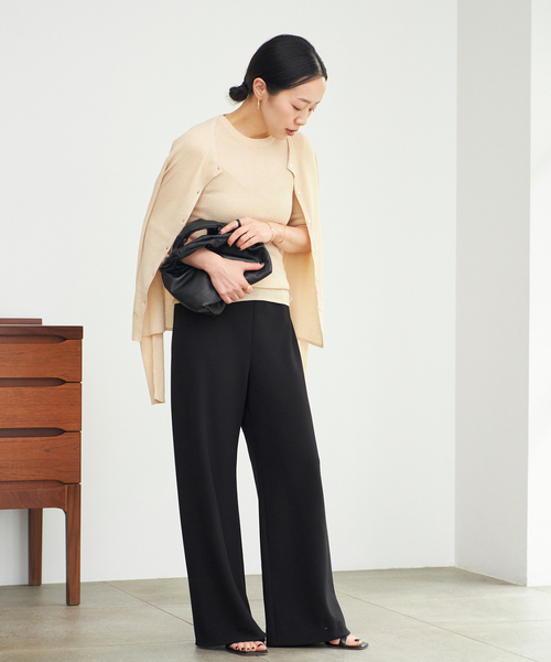 plage ニット セーター 「追加」whisper rib sheer プルオーバー
