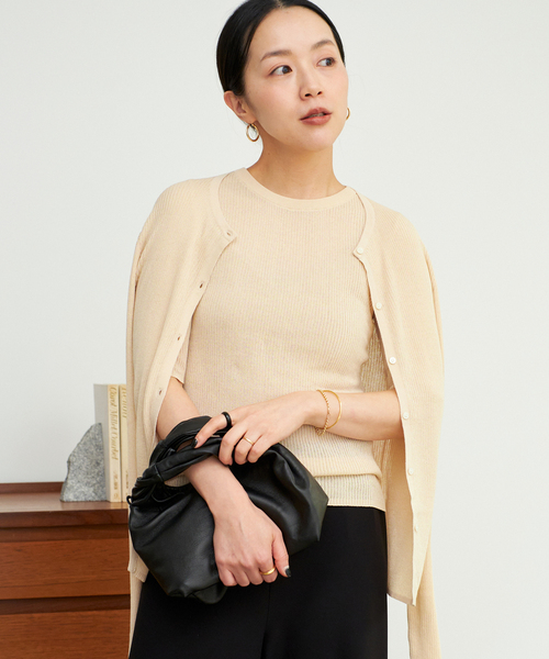 ニット セーター whisper rib sheer プルオーバー レディース plage ニット セーター 「追加」whisper rib sheer プルオーバー