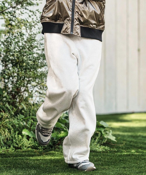 CAMBIO（カンビオ） パンツ mp13786- Lining Boa Sweat Wide Straight
