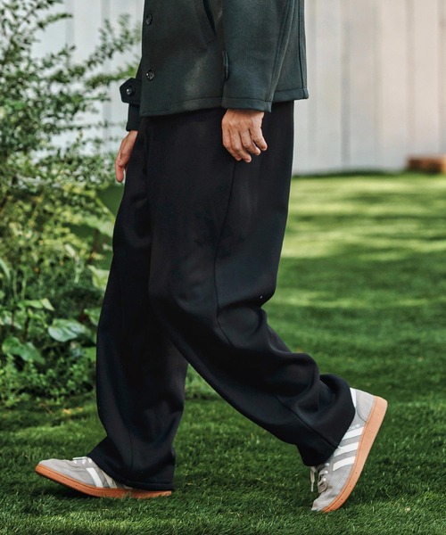 CAMBIO（カンビオ） パンツ mp13786- Lining Boa Sweat Wide Straight