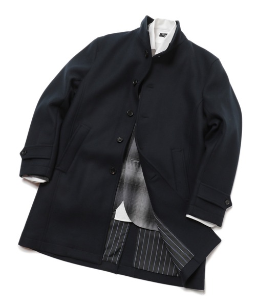 「MEN'S BIGI」 チェスターコート 01 マスタード メンズ_画像2