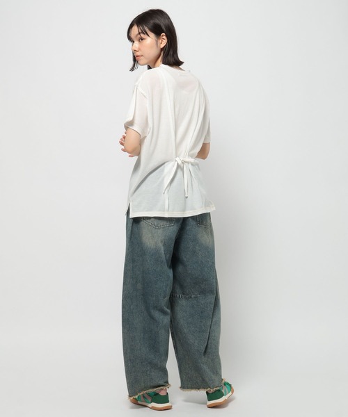 tシャツ シアーリボンアレンジTシャツ レディース | niko and… | 09