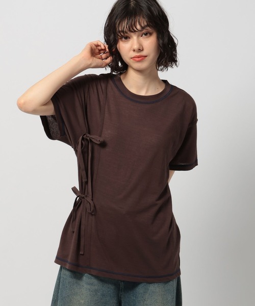 tシャツ シアーリボンアレンジTシャツ レディース | niko and… | 18
